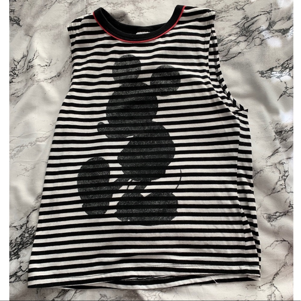 Disney striped mickey t-shirt